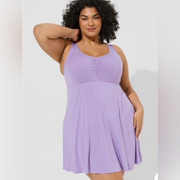 EUC Torrid Super Soft Lace Back Sleep Babydoll Gown Size 5X - Picture 1 of 4